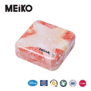 Caja de la lata personalizada diseño cuadrado