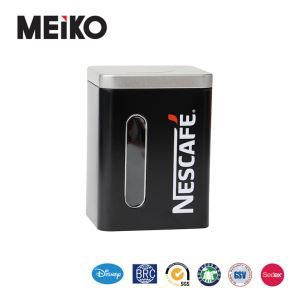 Recipiente de metal de café caja de estaño