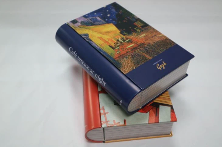 Book Shape Tin Box, Popcorn Tins