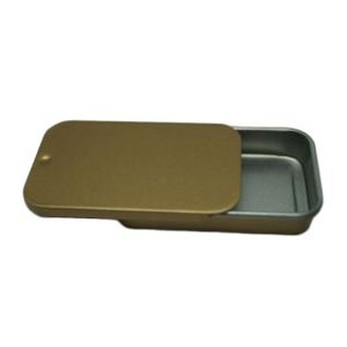 Logotipo de Oem vacío dorado Presione la caja de apertura deslizante