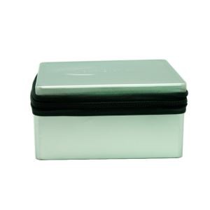 Foto en relieve 4C caja de cremallera de estaño para herramienta